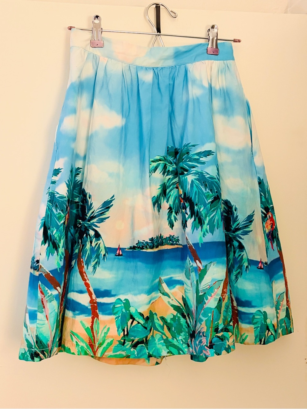 Modcloth tropical island skirt